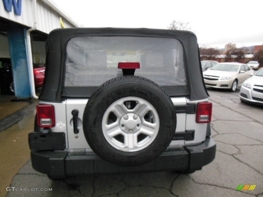 2009 Wrangler X 4x4 - Bright Silver Metallic / Dark Slate Gray/Medium Slate Gray photo #7