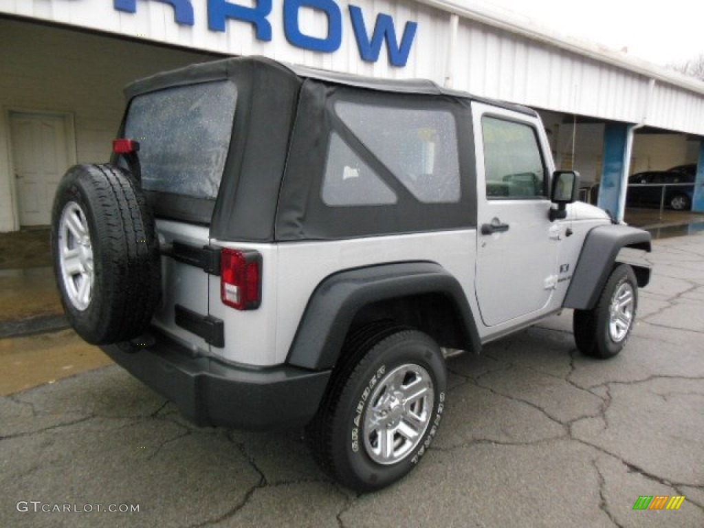2009 Wrangler X 4x4 - Bright Silver Metallic / Dark Slate Gray/Medium Slate Gray photo #8