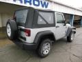 2009 Bright Silver Metallic Jeep Wrangler X 4x4  photo #8