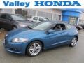 2011 North Shore Blue Pearl Honda CR-Z EX Sport Hybrid  photo #1