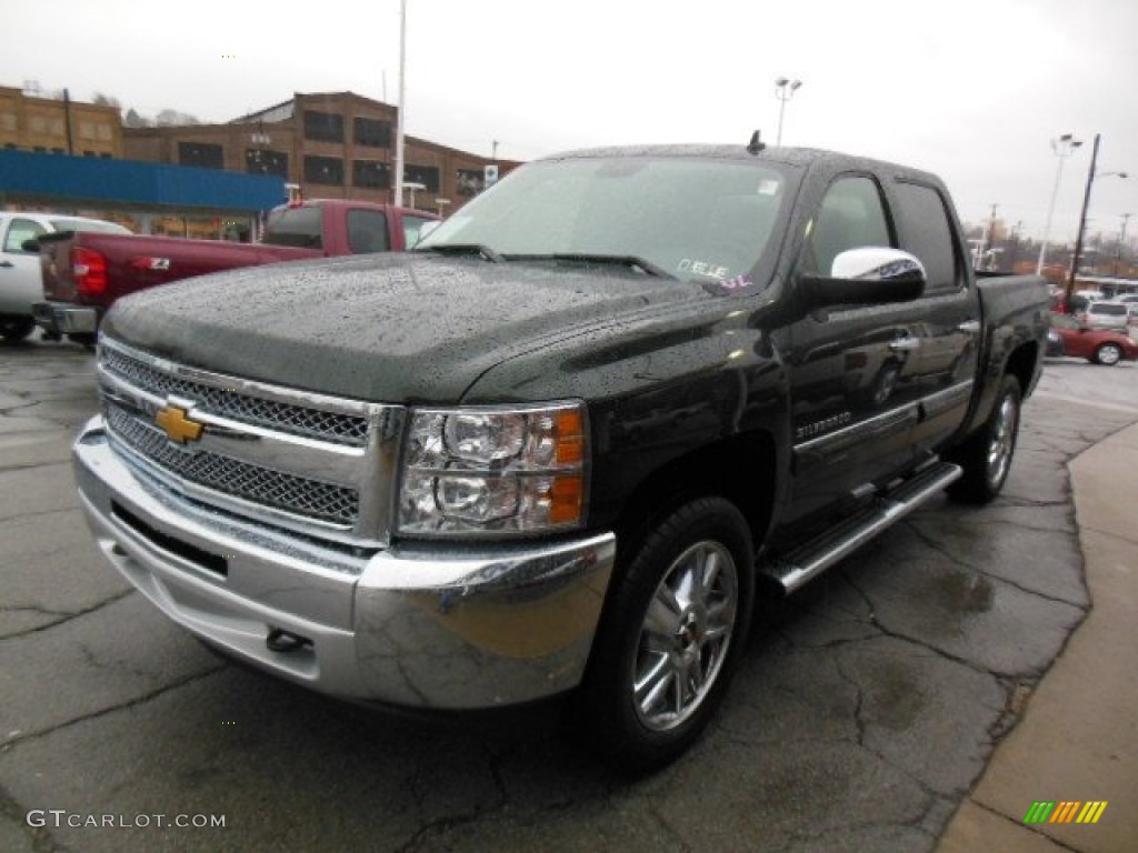 2013 Silverado 1500 LT Crew Cab 4x4 - Fairway Metallic / Ebony photo #3