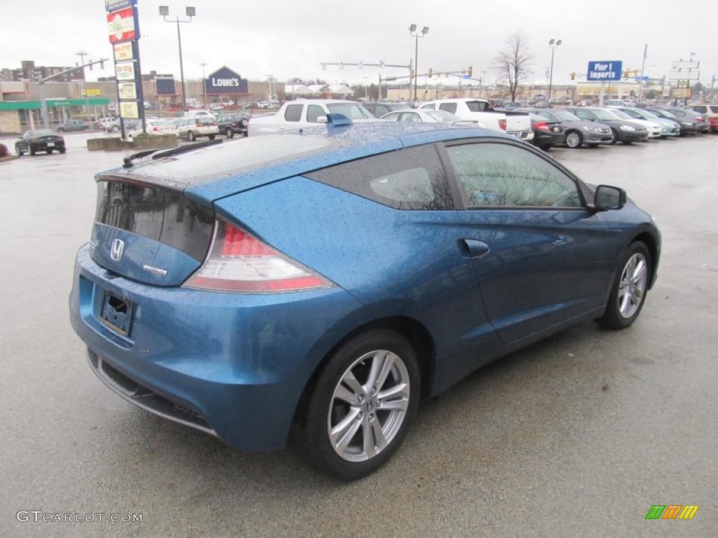 North Shore Blue Pearl 2011 Honda CR-Z EX Sport Hybrid Exterior Photo #74597137