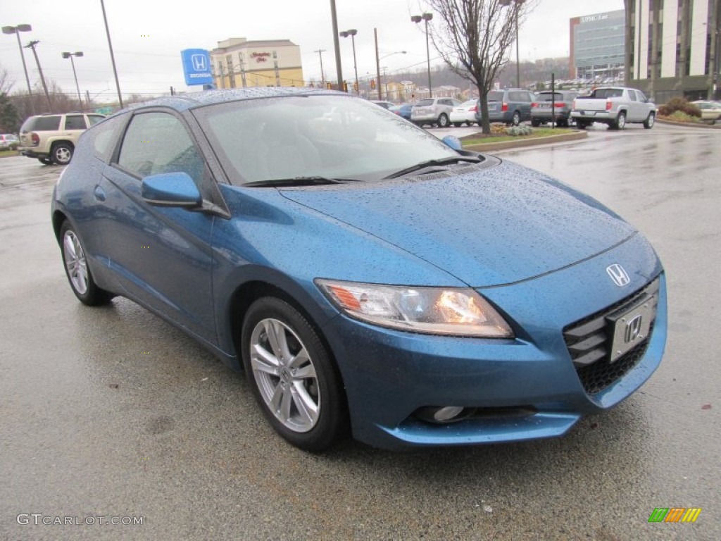 North Shore Blue Pearl 2011 Honda CR-Z EX Sport Hybrid Exterior Photo #74597156