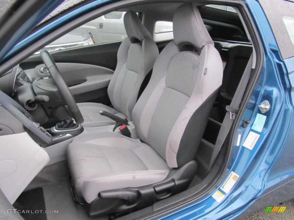 Gray Fabric Interior 2011 Honda CR-Z EX Sport Hybrid Photo #74597224