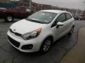 2013 Clear White Kia Rio EX 5-Door  photo #4