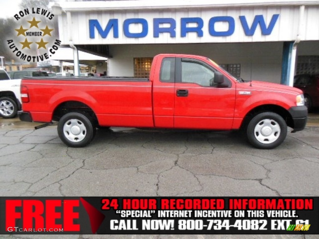 Bright Red Ford F150