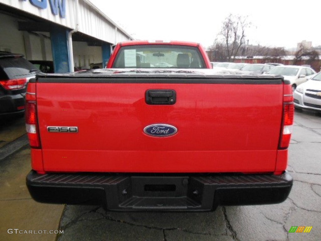 2005 F150 XL Regular Cab - Bright Red / Medium Flint Grey photo #7