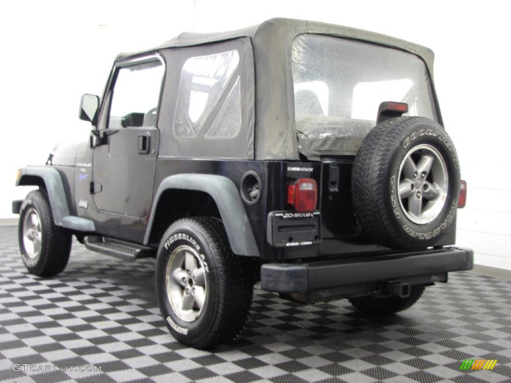 1998 Wrangler Sport 4x4 - Lapis Blue / Gray photo #2