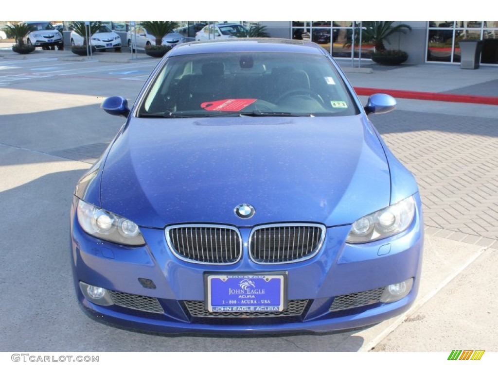 2007 3 Series 335i Coupe - Montego Blue Metallic / Black photo #3