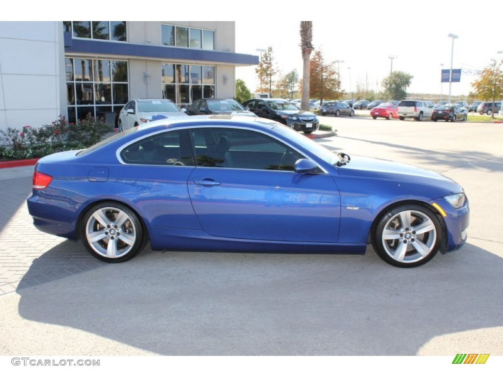 2007 3 Series 335i Coupe - Montego Blue Metallic / Black photo #7