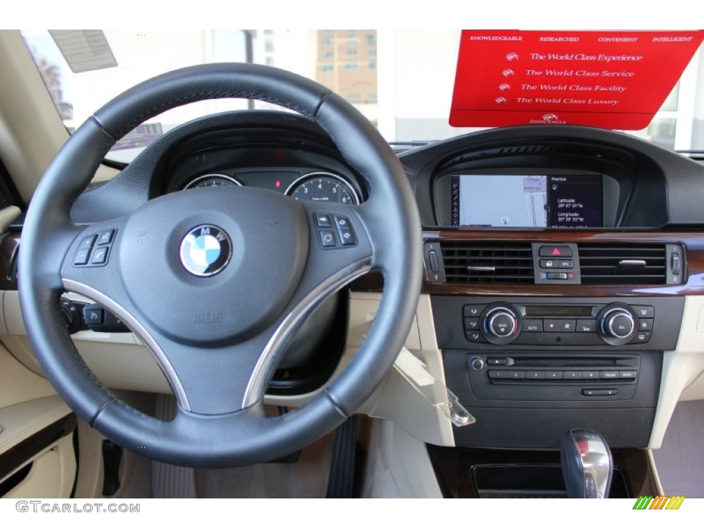 2011 3 Series 328i Coupe - Mineral White Metallic / Oyster/Black Dakota Leather photo #14