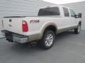 2013 White Platinum Tri-Coat Ford F250 Super Duty Lariat Crew Cab 4x4  photo #3