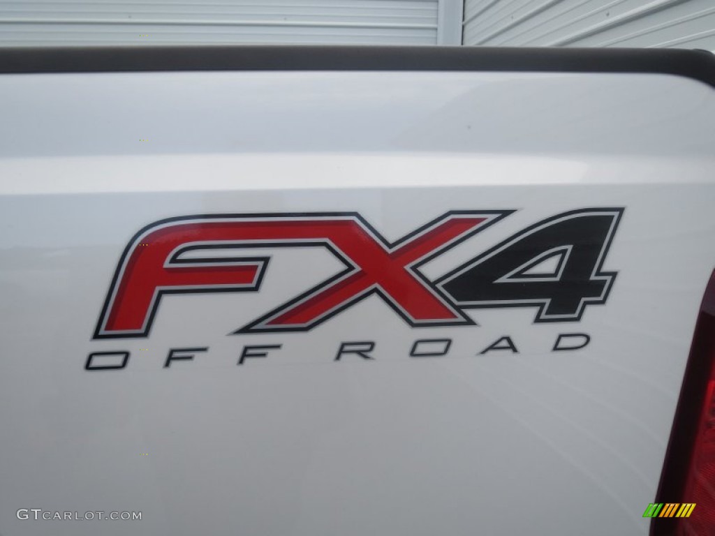 2013 F250 Super Duty Lariat Crew Cab 4x4 - White Platinum Tri-Coat / Adobe photo #15