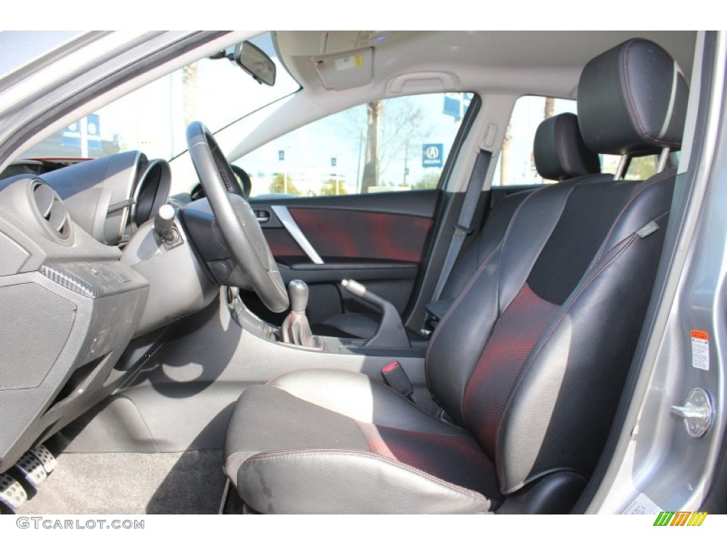 Black/Red Interior 2010 Mazda MAZDA3 MAZDASPEED3 Sport 5 Door Photo #74601773