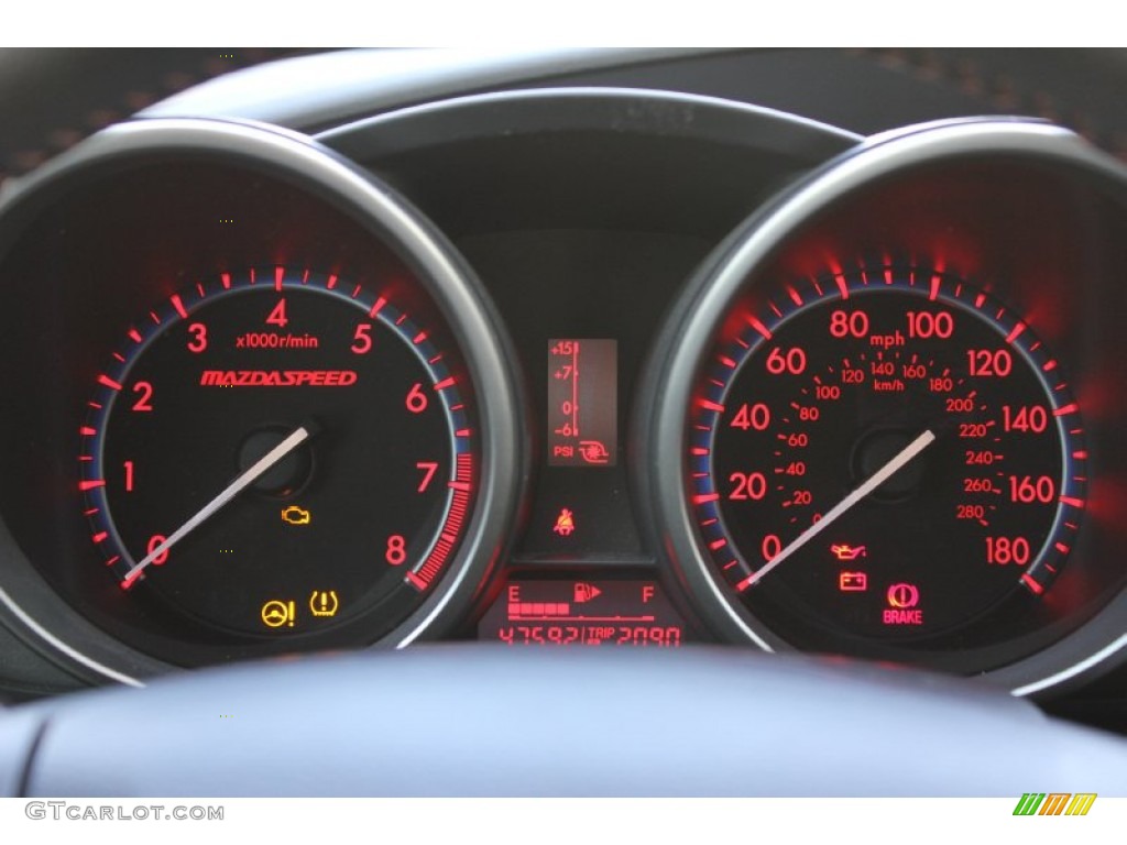 2010 Mazda MAZDA3 MAZDASPEED3 Sport 5 Door Gauges Photo #74601977