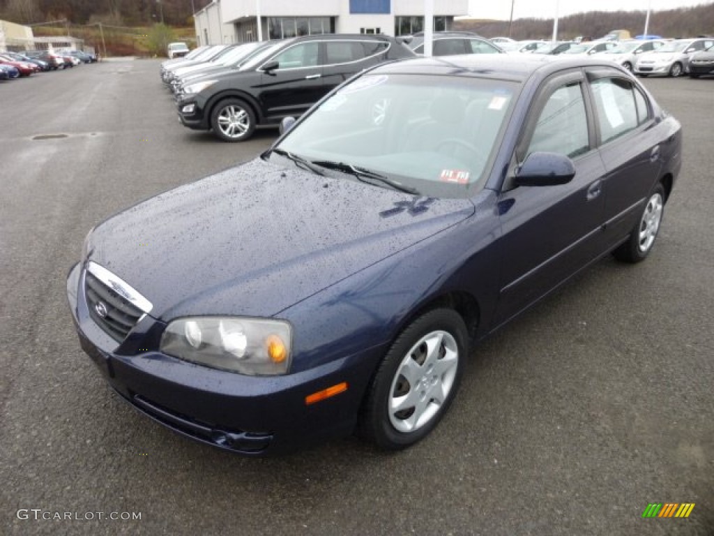Moonlit Blue 2005 Hyundai Elantra GLS Sedan Exterior Photo #74602626