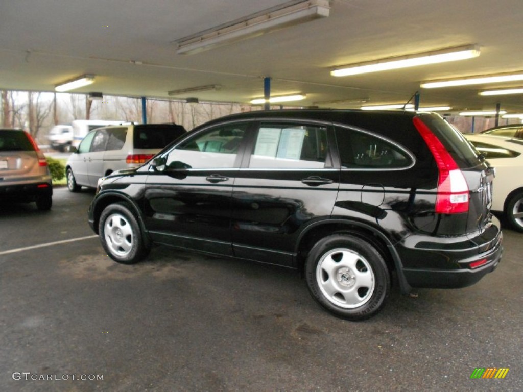 2010 CR-V LX AWD - Crystal Black Pearl / Black photo #27