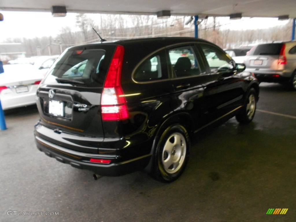 2010 CR-V LX AWD - Crystal Black Pearl / Black photo #29