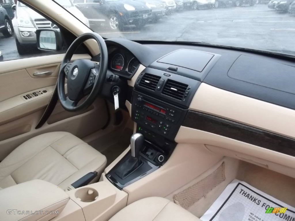 2007 X3 3.0si - Highland Green Metallic / Sand Beige photo #14