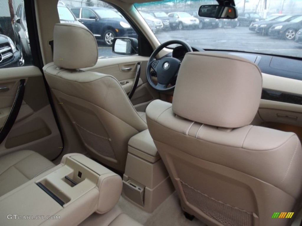 2007 X3 3.0si - Highland Green Metallic / Sand Beige photo #16