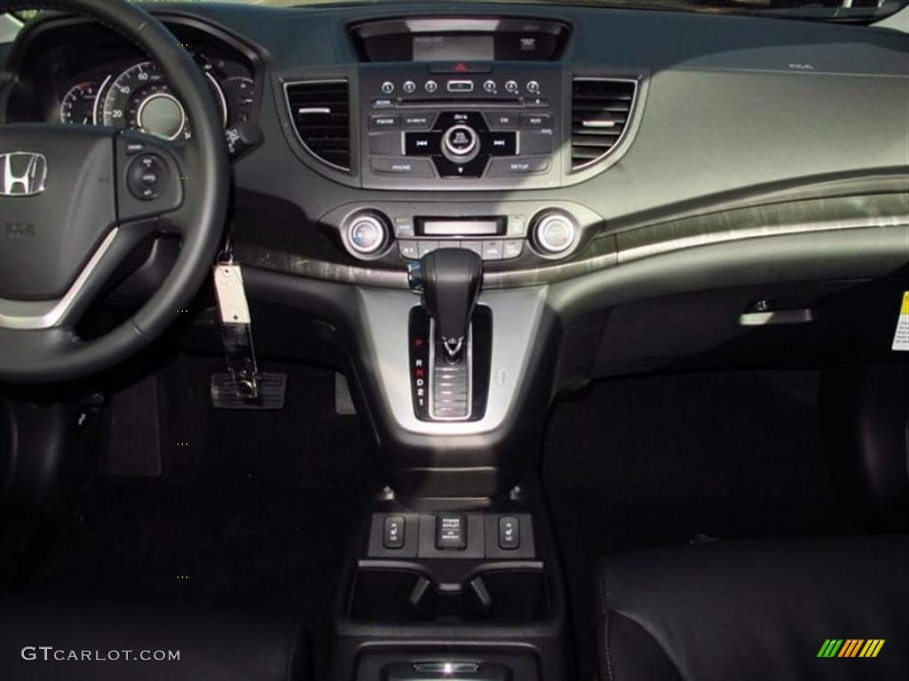 2013 CR-V EX-L AWD - Crystal Black Pearl / Black photo #6
