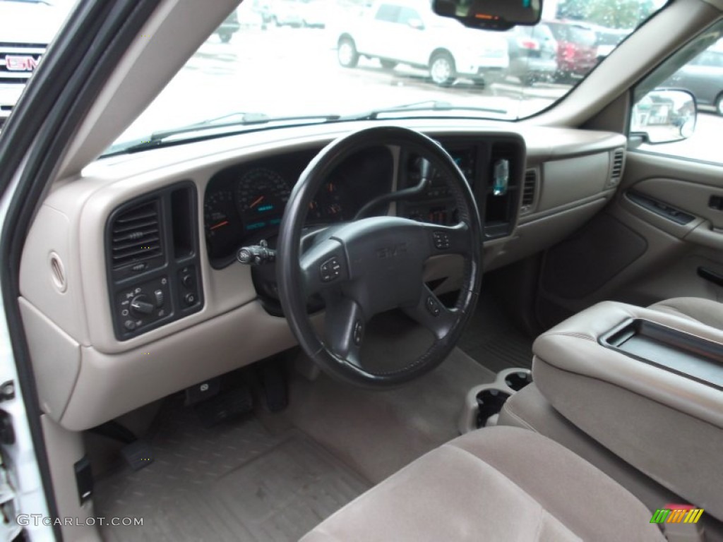 2005 Sierra 1500 SLE Crew Cab - Summit White / Neutral photo #12