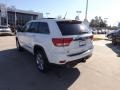 2013 Bright White Jeep Grand Cherokee Overland 4x4  photo #3