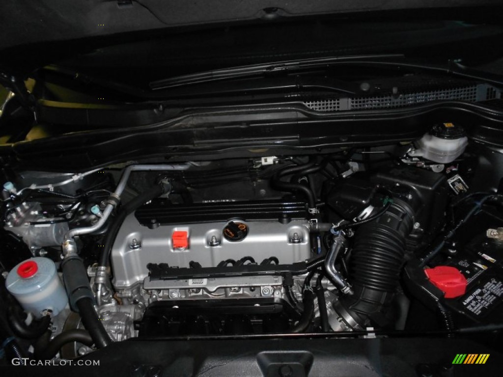 2011 CR-V EX 4WD - Polished Metal Metallic / Black photo #7