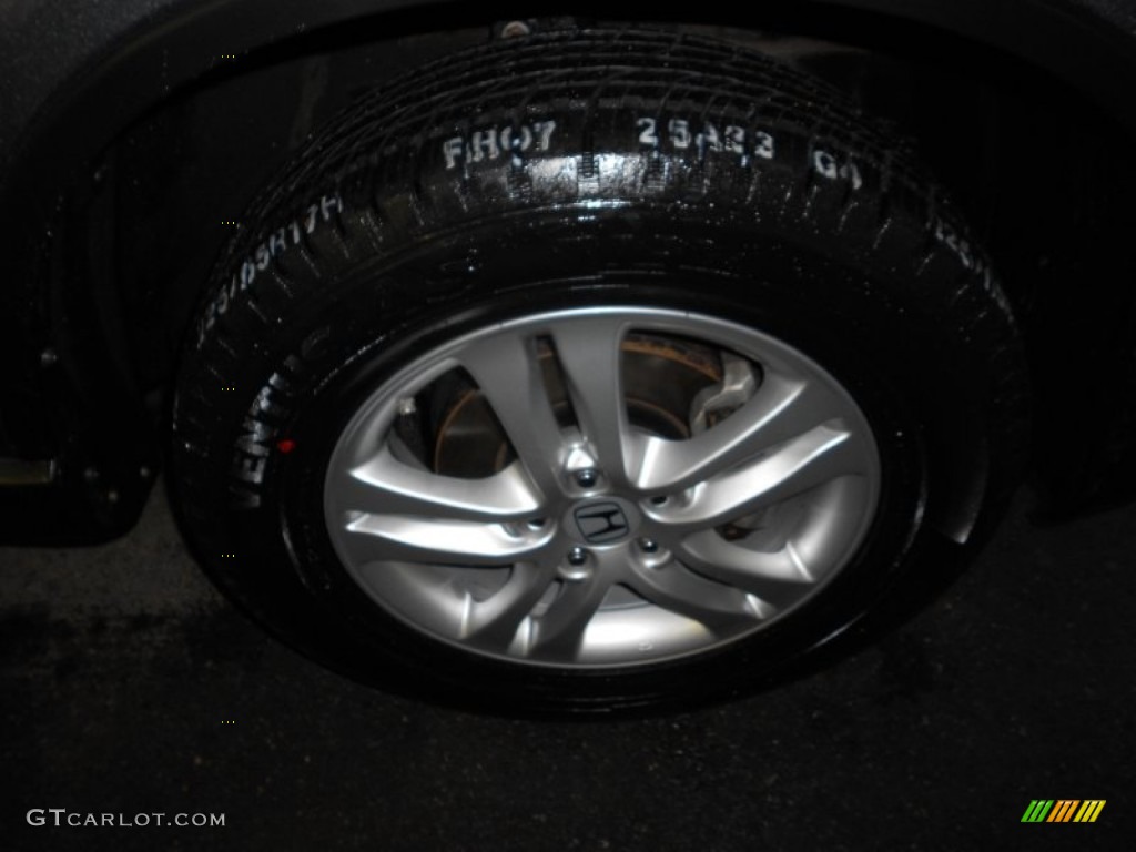 2011 CR-V EX 4WD - Polished Metal Metallic / Black photo #14