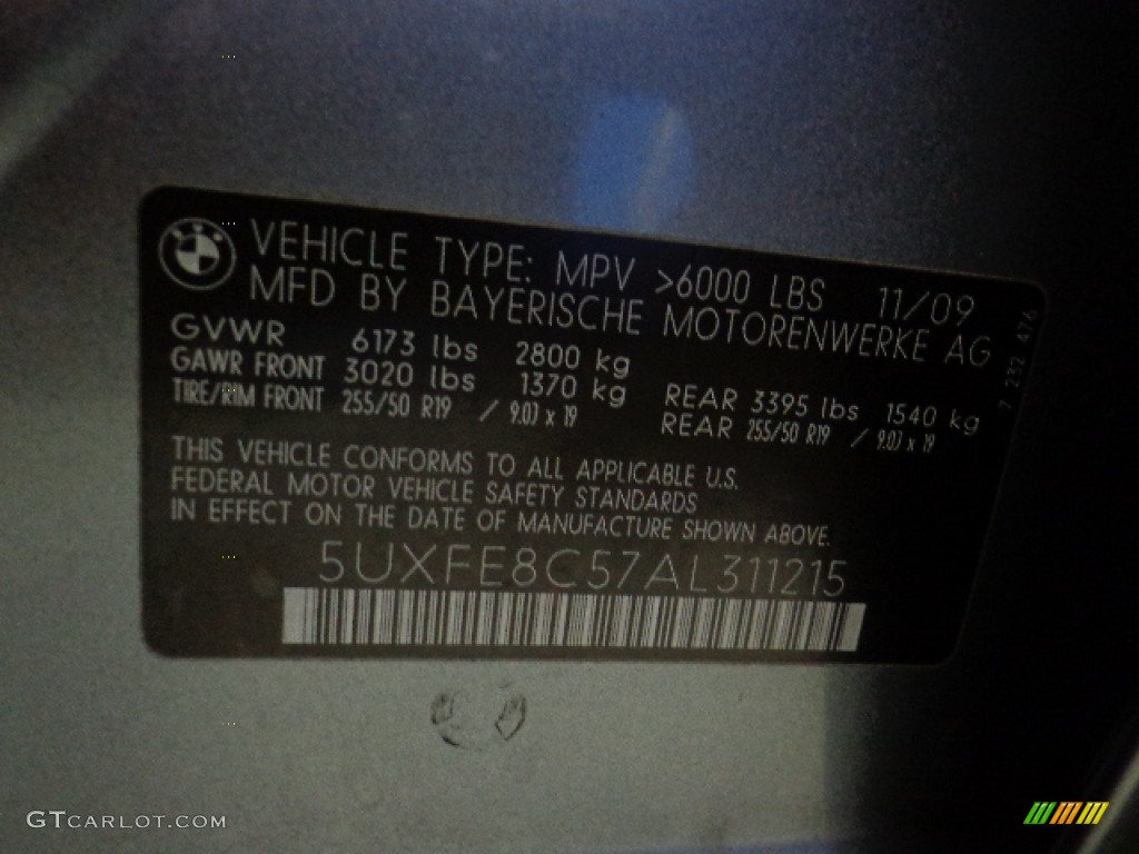 2010 X5 xDrive48i - Space Grey Metallic / Sand Beige photo #36