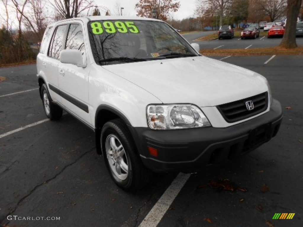 2001 CR-V EX 4WD - Taffeta White / Dark Gray photo #1