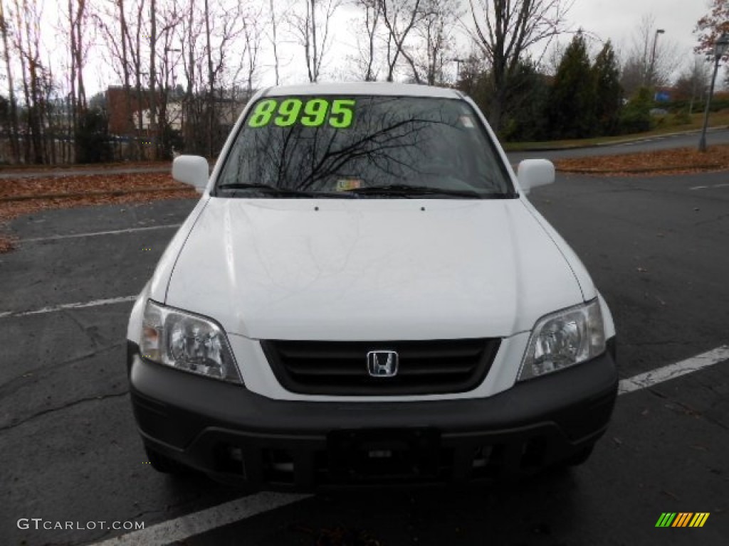 2001 CR-V EX 4WD - Taffeta White / Dark Gray photo #2