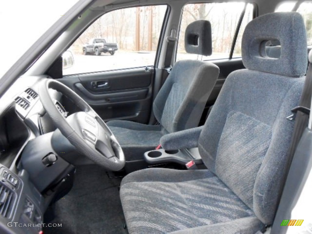 2001 CR-V EX 4WD - Taffeta White / Dark Gray photo #9