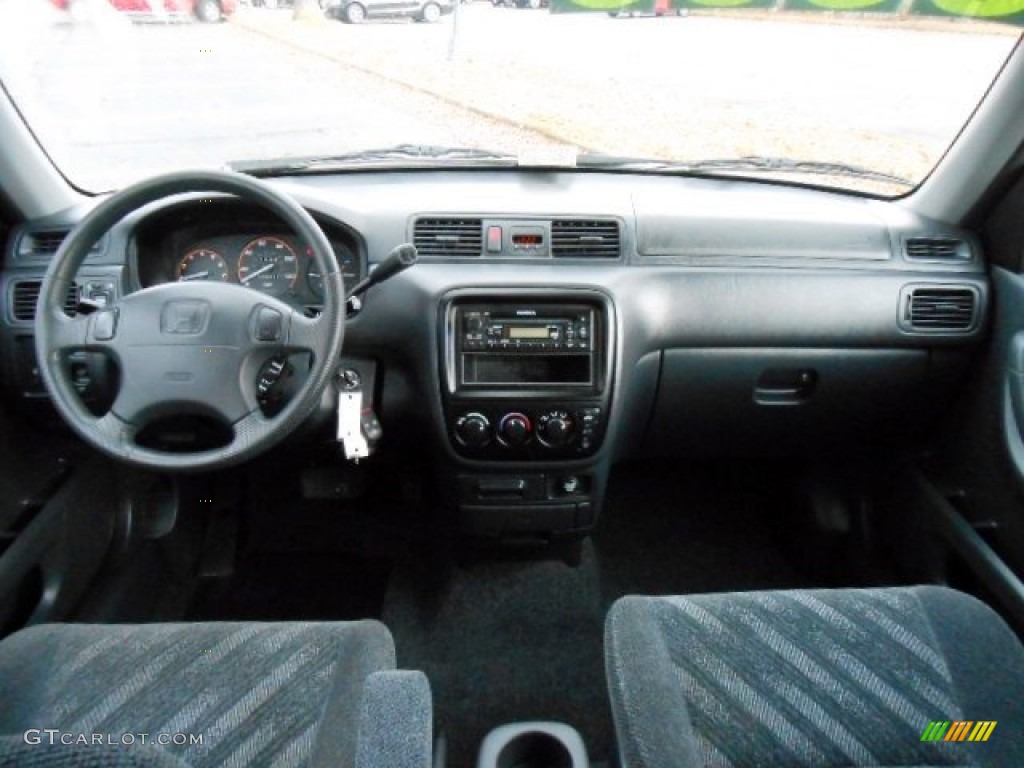 2001 CR-V EX 4WD - Taffeta White / Dark Gray photo #11
