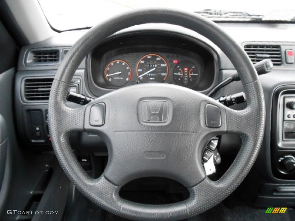 2001 CR-V EX 4WD - Taffeta White / Dark Gray photo #12