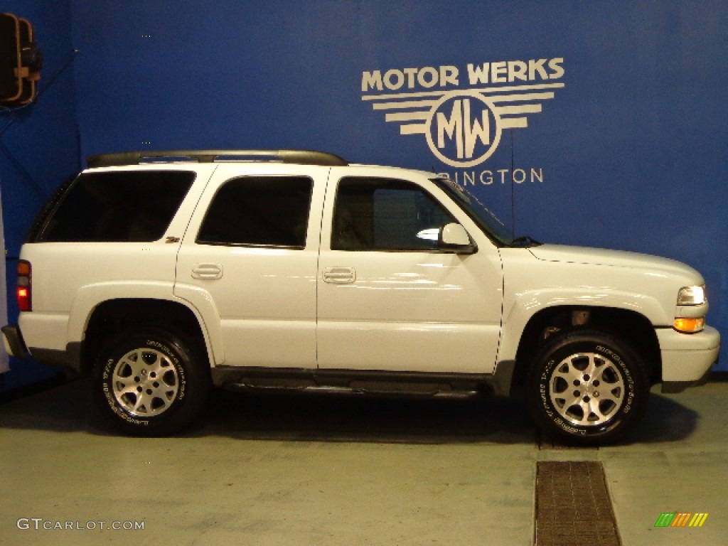 2002 Tahoe Z71 4x4 - Summit White / Tan/Neutral photo #10