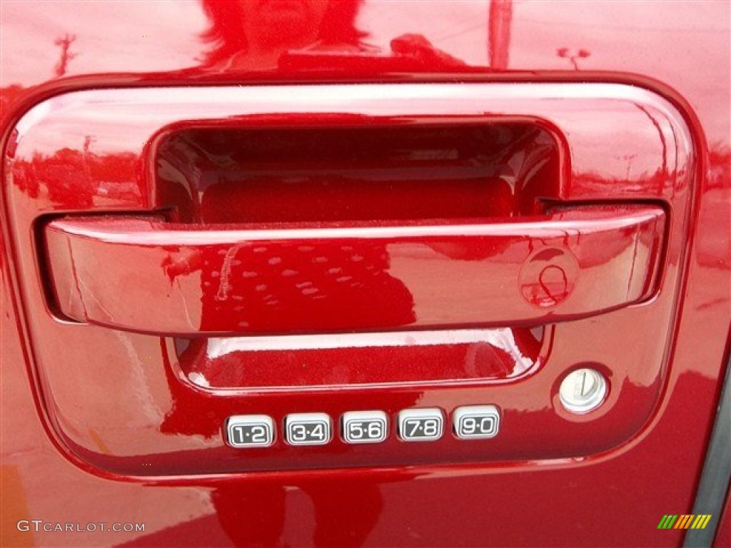 2013 F150 FX4 SuperCrew 4x4 - Ruby Red Metallic / Black photo #24