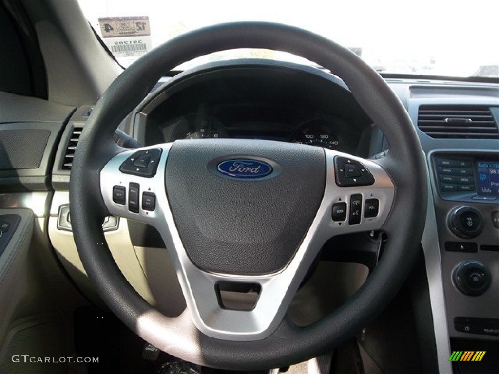 2013 Explorer FWD - Ruby Red Metallic / Medium Light Stone photo #19