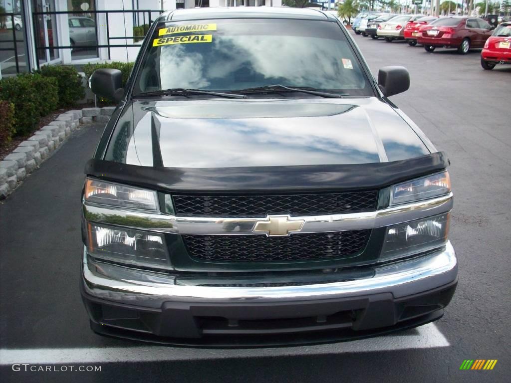 2006 Colorado LS Crew Cab - Woodland Green / Light Cashmere photo #5