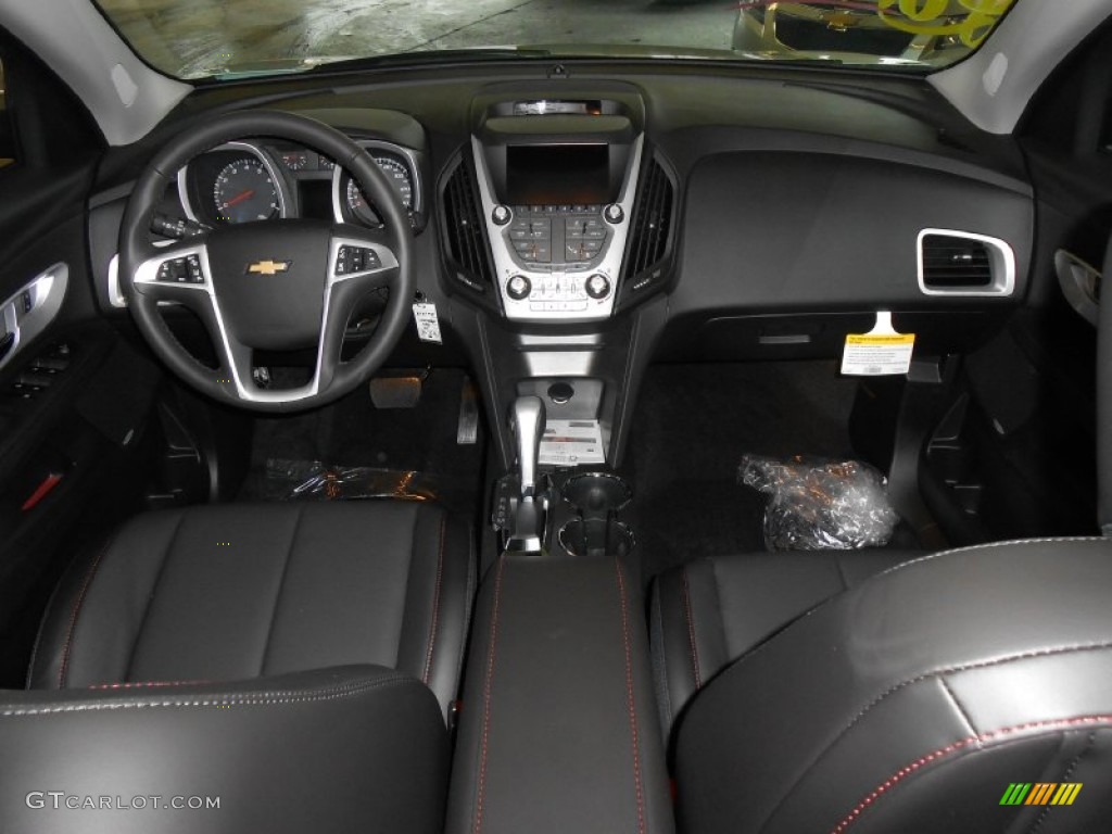 2013 Chevrolet Equinox LTZ AWD Jet Black Dashboard Photo #74610593