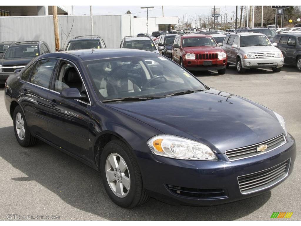 2007 Impala LT - Imperial Blue Metallic / Ebony Black photo #3
