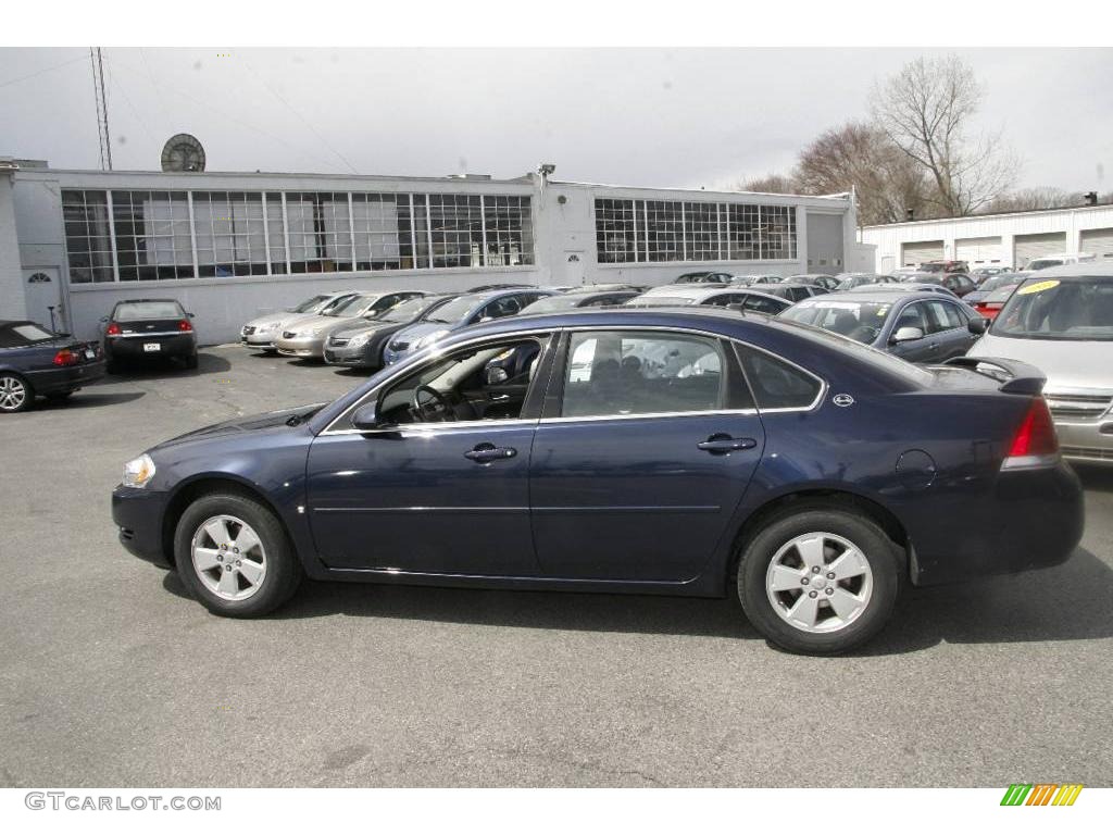 2007 Impala LT - Imperial Blue Metallic / Ebony Black photo #8