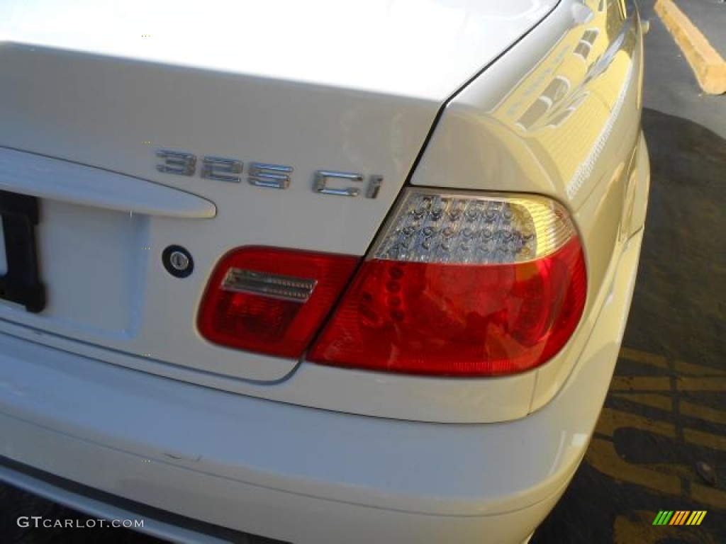 2006 3 Series 325i Coupe - Alpine White / Beige photo #8