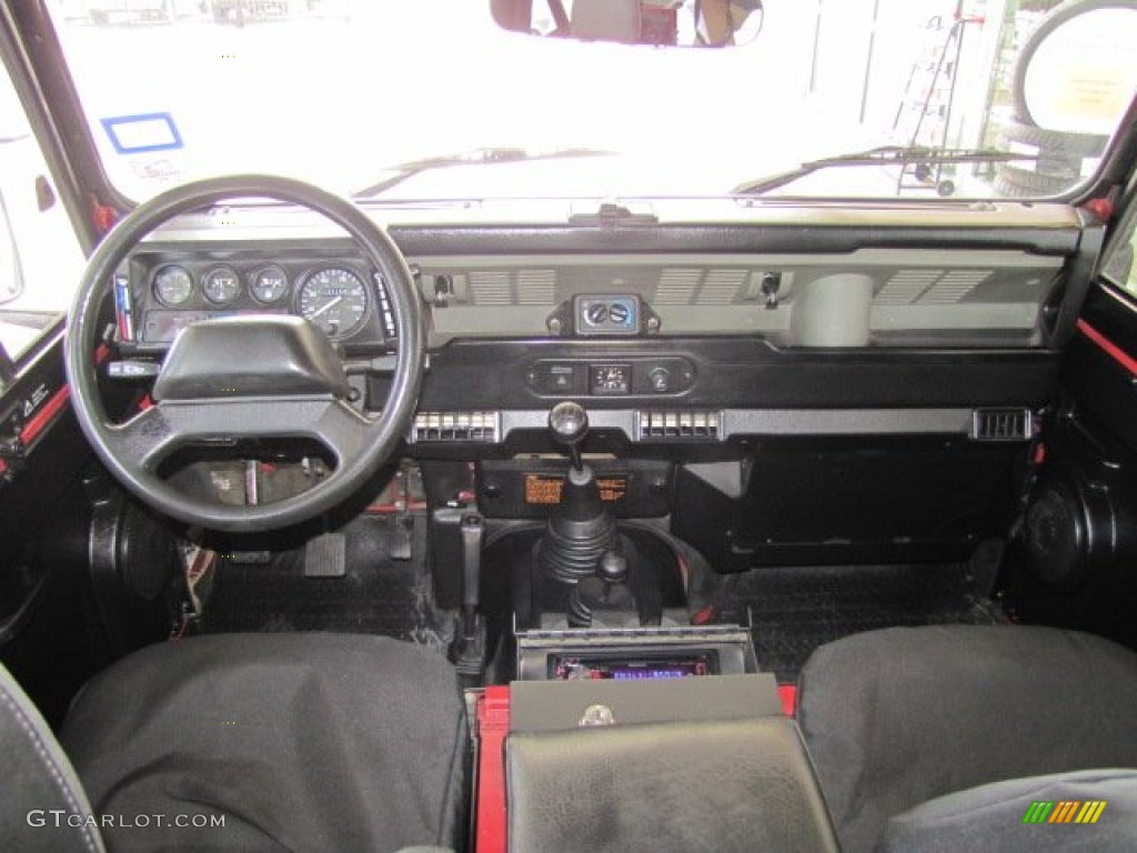 1994 Land Rover Defender 90 Soft Top Black Dashboard Photo #74612660