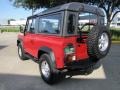 Portofino Red - Defender 90 Soft Top Photo No. 8