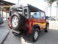 Portofino Red - Defender 90 Soft Top Photo No. 10