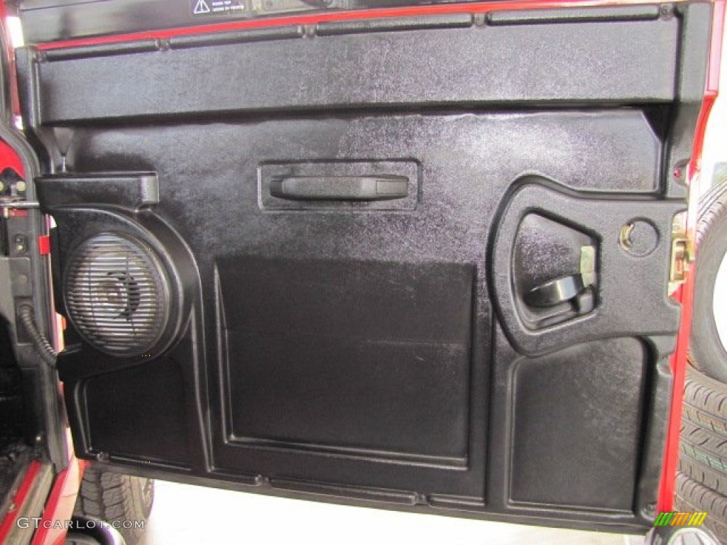 1994 Land Rover Defender 90 Soft Top Black Door Panel Photo #74613090