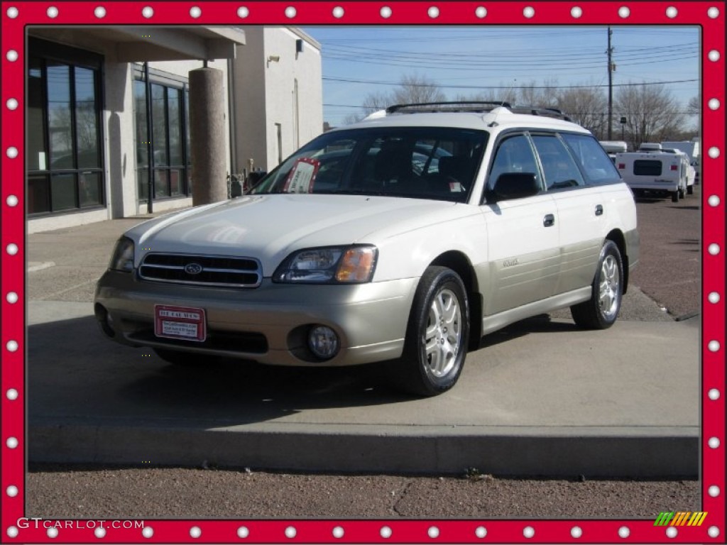 2000 Outback Wagon - White Birch / Gray photo #1
