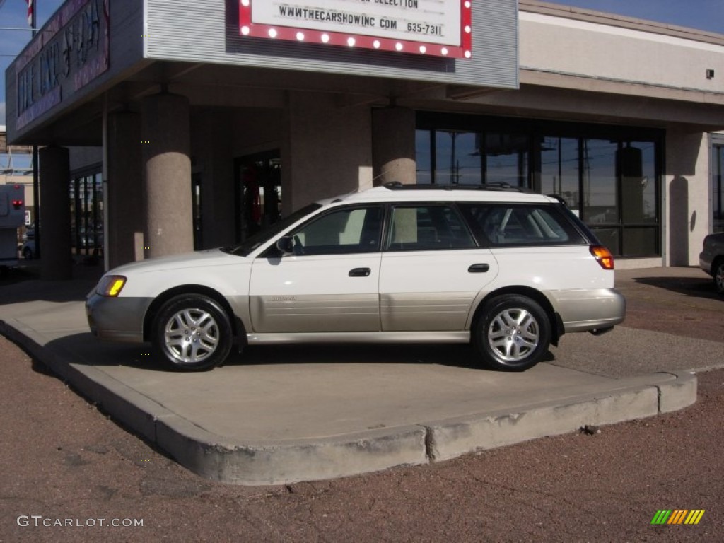 2000 Outback Wagon - White Birch / Gray photo #8