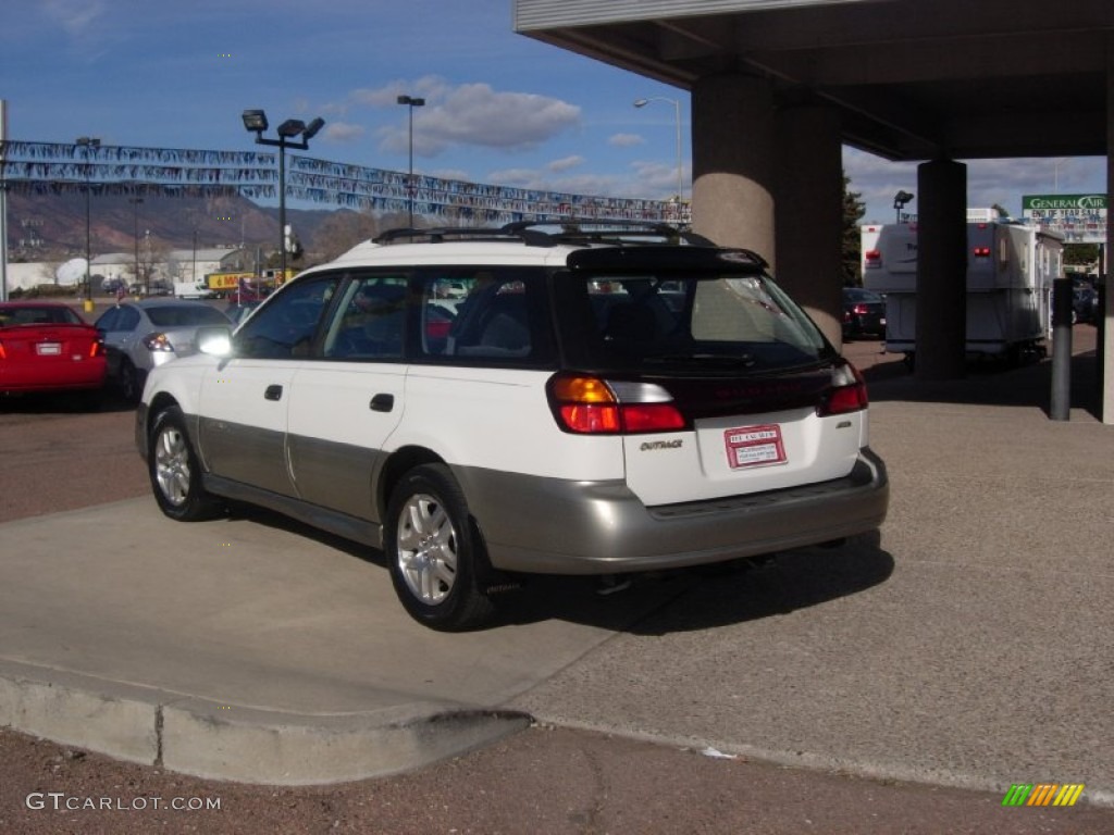 2000 Outback Wagon - White Birch / Gray photo #9